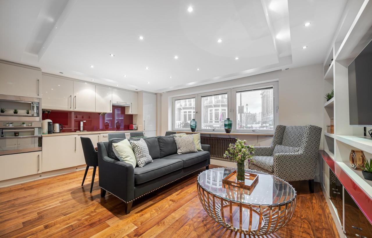 Elegant Ground Floor Apartment With Ac In Knightsbridge Steps Away From Harrods Londres Extérieur photo